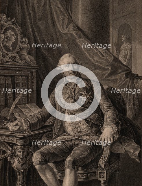 Charles Gravier, comte de Vergennes (1717-1787), 1774. Creator: Callet, Antoine-François.