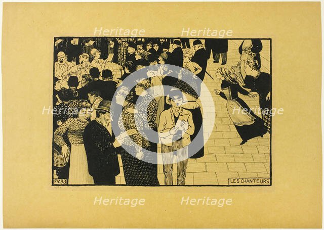 The Singers, 1893. Creator: Félix Vallotton.