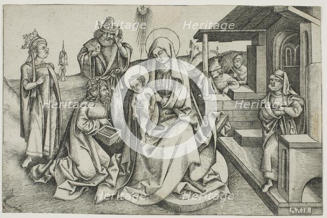 Adoration of the Magi, 1499. Creator: Mair von Landshut.