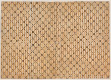 Sheet with stripe and grid pattern, 19th century. Creator: Anon.