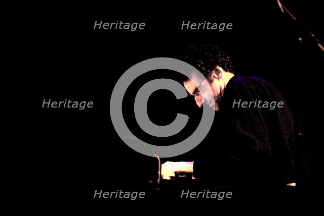 Philip Clouts, pianist and composer, The Hawth Theatre, Crawley, West Sussex.  Artist: Brian O'Connor
