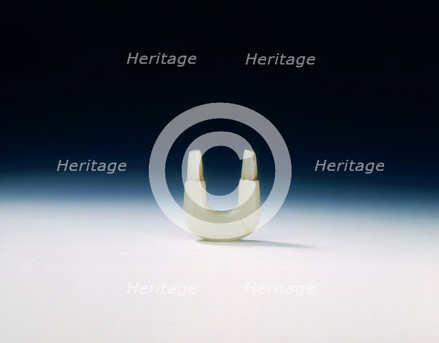 Jade nose plug, Han dynasty, China, 206 BC-220 AD. Artist: Unknown