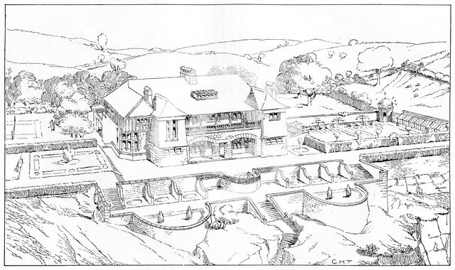 'Cliff Towers', 1898.Artist: C Harrison