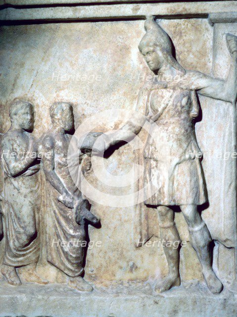 Votive relief for the goddess Artemis, 4th century BC. Artist: Unknown