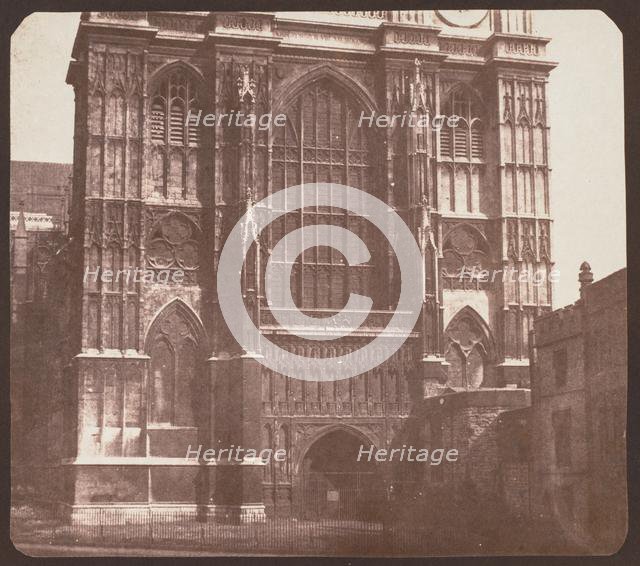 Westminster Abbey, before 1844. Creator: Nicholas Henneman (British, 1813-1898).