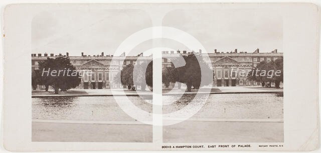 Hampton Court, East Front of Palace, 1860s. Creator: Unknown.