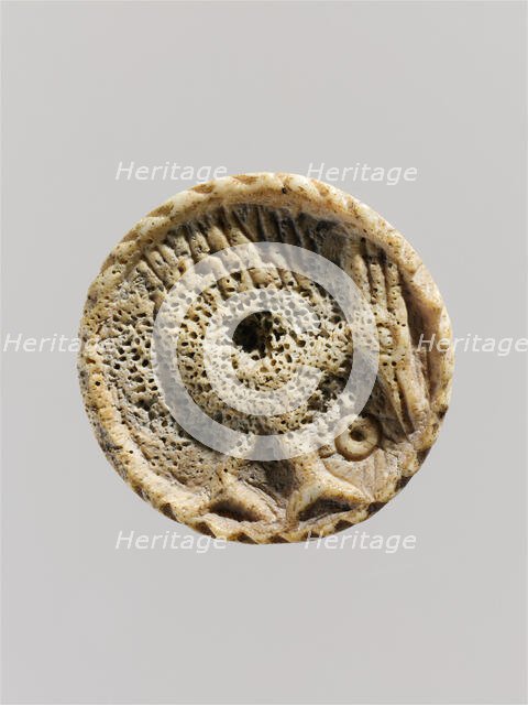 Game Piece with a Bird, French, ca.1050. Creator: Unknown.