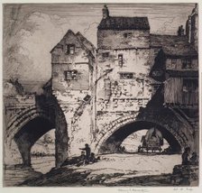 Elvet Bridge, Durham, c1900s. Creator: Albany E Howarth.