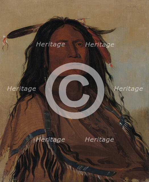 Wúk-mi-ser, Corn, a Miniconjou Warrior, 1832. Creator: George Catlin.