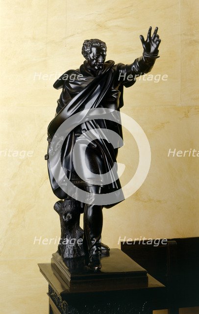 Bronze statuette of Marshal Blucher, Apsley House, London, c2000s. Artist: Historic England Staff Photographer.