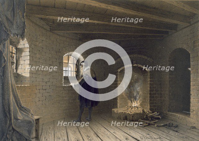 Prison of Duke John, son of Gustav I, at Gripsholm, following Erik's deposition, pub. c1853-64. Creator: Karl Johann Billmark (1804-70).