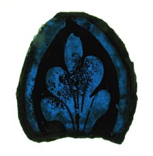 Glass Fragment, European, 13th century. Creator: Unknown.
