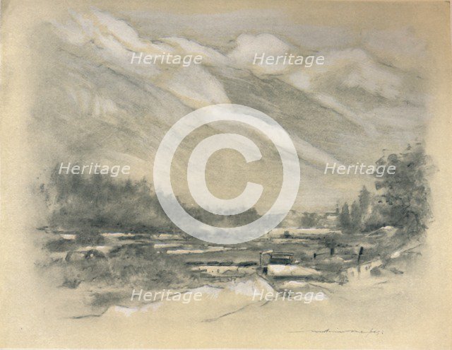 'Neighbourhood of Chamounix', 1903. Artist: Mortimer L Menpes.