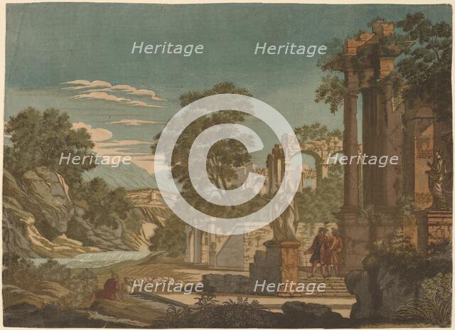 Ulysses and Polyphemus, 1701-1780. Creator: John Baptist Jackson.