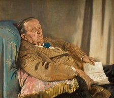 Portrait of Sir Edwin Ray Lankester (1847-1929), 1928.  Creator: William Newenham Montague Orpen.