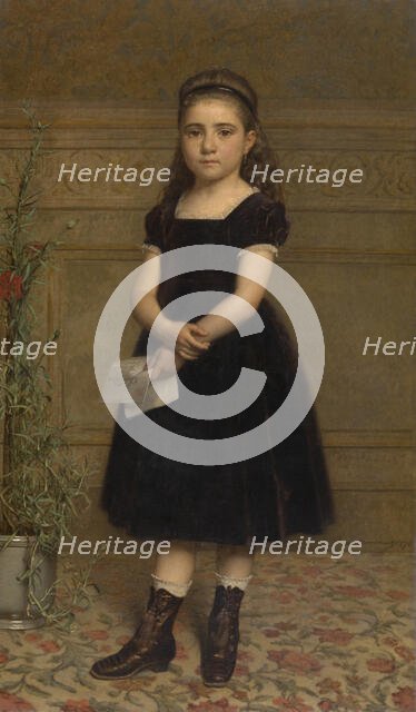 Amélie Baschwitz, 1876. Creator: Pierre Van Havermaet.