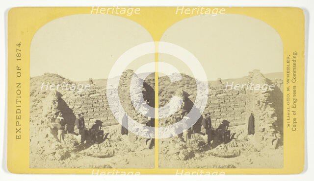 Characteristic ruin, of the Pueblo San Juan, New Mexico..., 1874. Creator: Tim O'Sullivan.