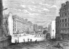 New Boulevard Malesherbes, looking towards the Madeleine, 1861. Creator: Unknown.