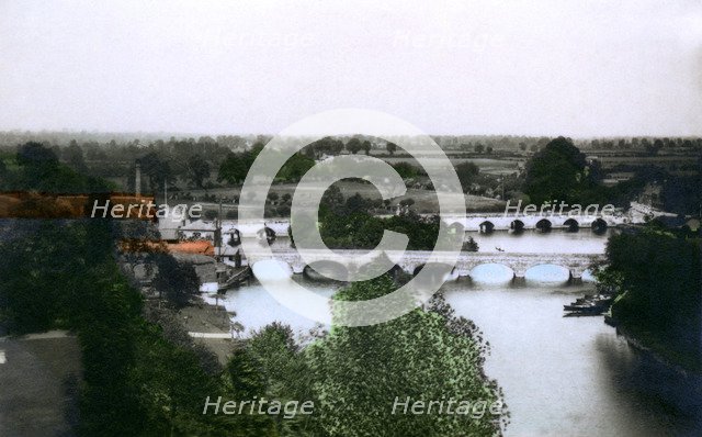 Bridges at Stratford-upon-Avon, Warwickshire, 1926.Artist: Cavenders Ltd