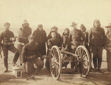 Copr Paul Wernert [ie Weinert] and gunners of Battery "E" 1st Artillery [] /, 1891, c1891. Creator: John C. H. Grabill.