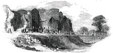 The Rhuddlan Royal Eisteddvod - Rhuddlan Castle, 1850. Creator: Unknown.