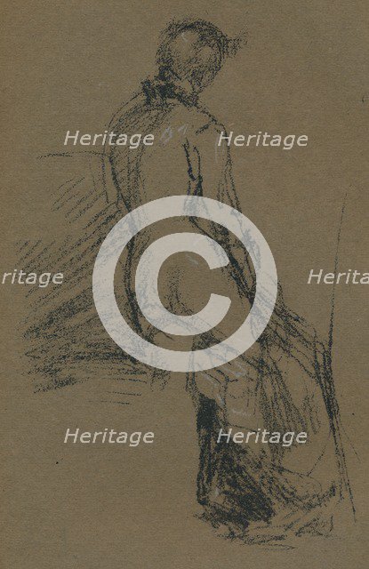 Form Study. c1868. Artist: James Abbott McNeill Whistler.