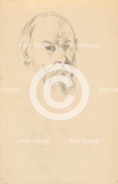 Self-Portrait, c. 1895. Creator: Paul Cezanne.