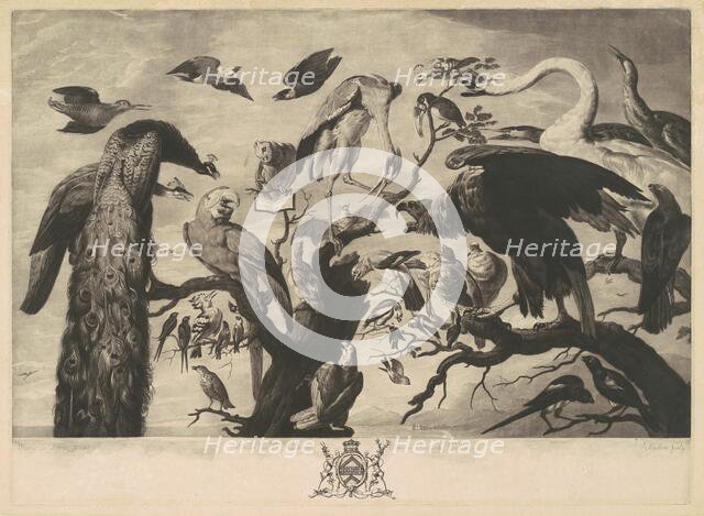 A Concert of Birds, 1778. Creator: Richard Earlom.