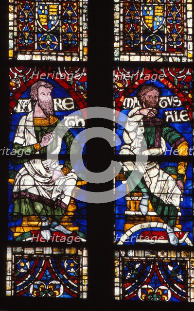 Genealogical Panels, late 12th century, Canterbury Cathedral, England, 20th century. Artist: CM Dixon.