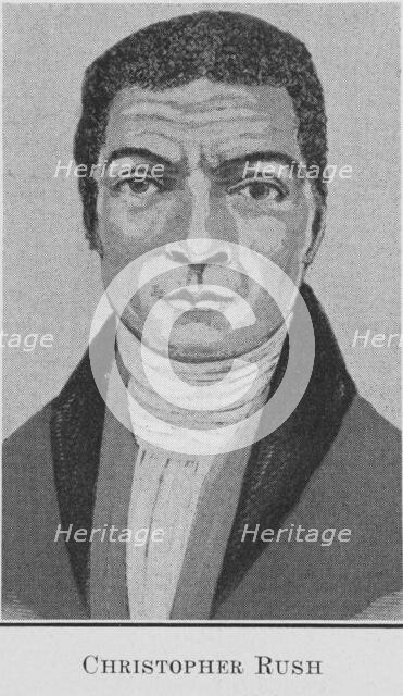 Christopher Rush; A man who had figured in the organization of the Zion Church in New York..., 1921. Creator: Unknown.