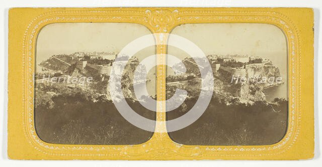 Vue A Monaco, 1875/99. Creator: Unknown.
