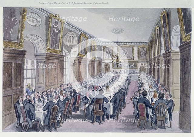 Bridewell Hall, London, 1850. Artist: Anon