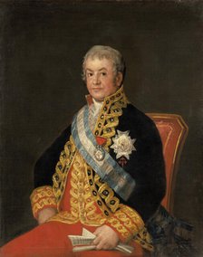 Portrait of José Antonio Caballero (1754-1821), 1807. Creator: Goya, Francisco, de (1746-1828).