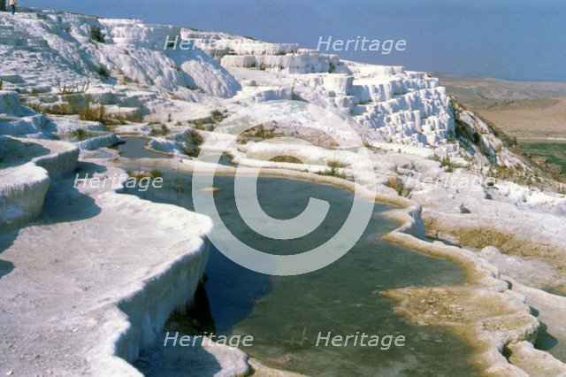 Pamukkale, Turkey. c20th century Artist: Unknown