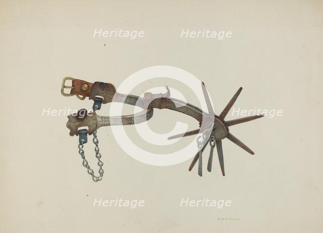 Spur, c. 1940. Creator: Robert W.R. Taylor.