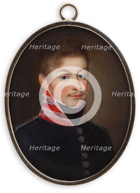 Double Portrait, Father and Son, 1809. Creator: Johann Carl Frederik Viertel.