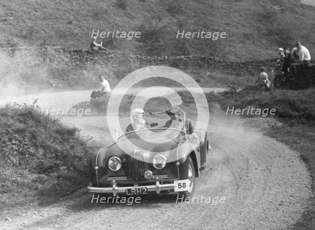 1952 Jowett Jupiter, Morecambe rally. Creator: Unknown.