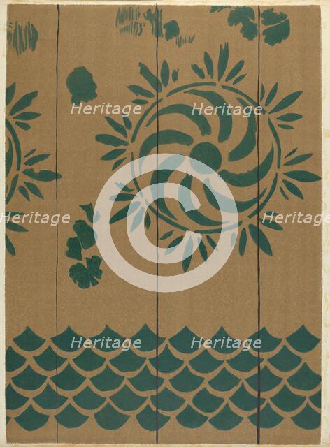 Stencilled Floor, c. 1940. Creator: Michael Lauretano.