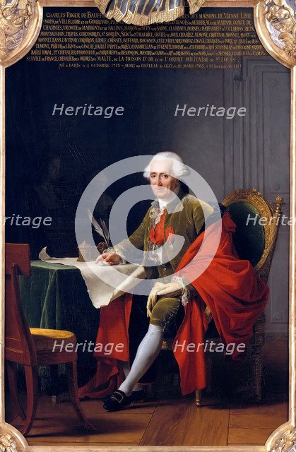 Charles-Roger, prince de Bauffremont (1713-1795). Artist: Labille-Guiard, Adélaïde (1749-1803)