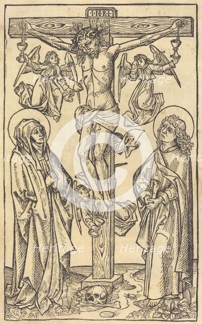 Christ on the Cross with Angels, c. 1490. Creator: Unknown.
