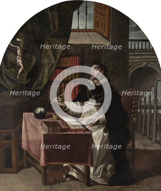 Saint Thomas Aquinas, 1610-1615. Creator: Peñalosa, Juan de (1579-1633).