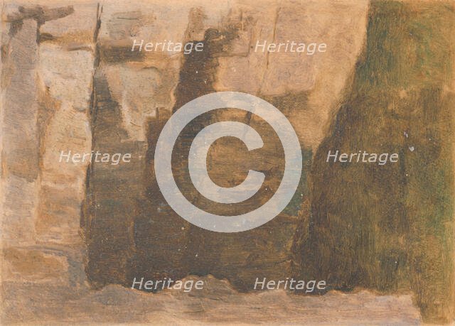 Brown rocks, early 20th century. Creator: Dezider Czölder.