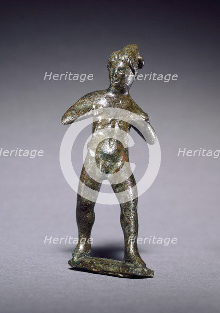 Bronze figurine from Wroxeter Roman City, Shropshire. Artist: Unknown.
