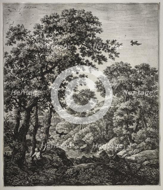 Elijah Fed by the Ravens. Creator: Anthonie Waterloo (Dutch, 1609/10-1690).