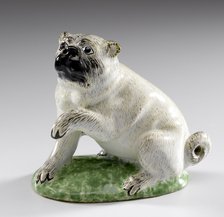 Pug, ca 1760. Artist: Manufaktur Hoechst  