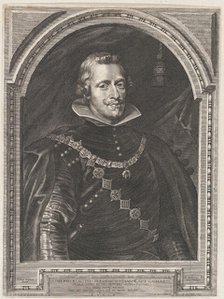 Portrait of Philip IV, 1630., 1630. Creator: Paulus Pontius.