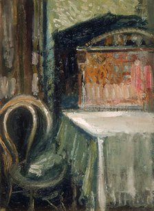 Interior With Thonet Chair (Room), 1908. Creator: Gerstl, Richard (1883-1908).