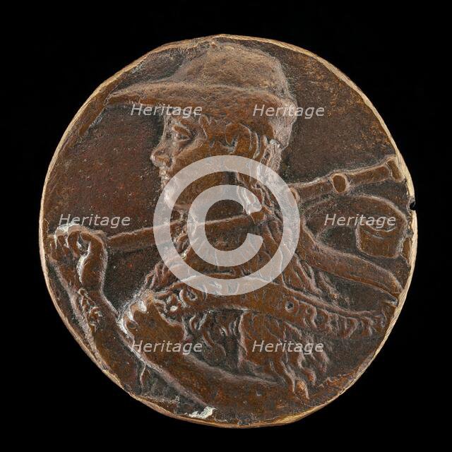 Youth Wearing an Animal's Skin [reverse]. Creator: Unknown.