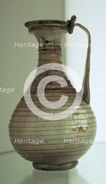 Roman Glass Bottle. Artist: Unknown