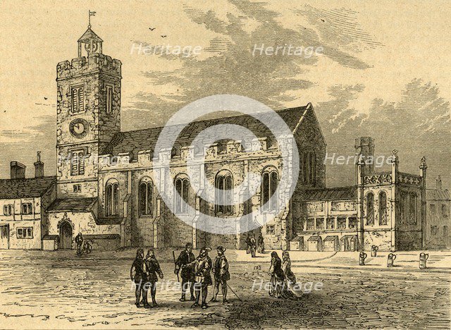 'The Church of St. Michael Ad Bladum, A.D. 1585', (1897). Creator: Unknown.